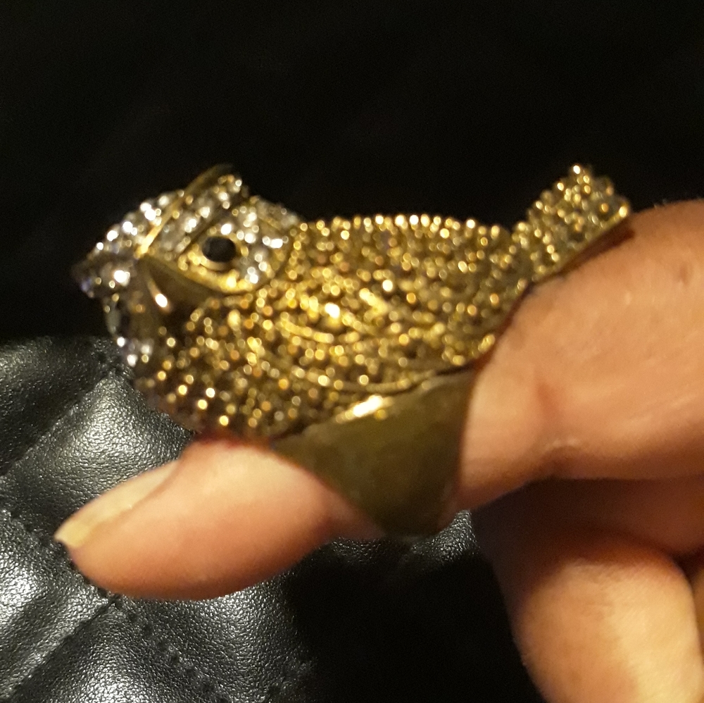 Brass Owl Ring